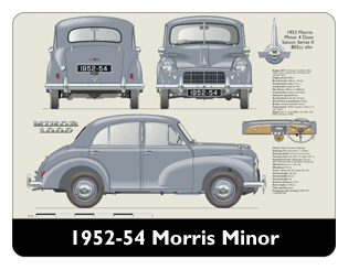 Morris Minor 4dr saloon 1952-54 Mouse Mat